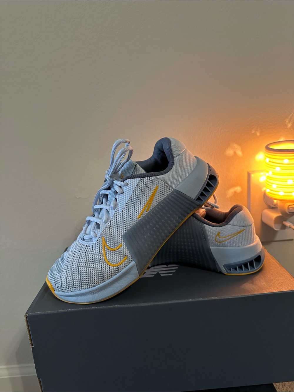Women’s Nike Metcon 9 Football Grey/Sundial Training Shoes